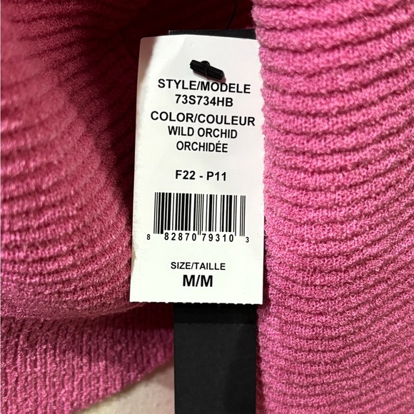 NWT Design Lab Crop Top/ Sweater / Pink - Picture 9 of 9